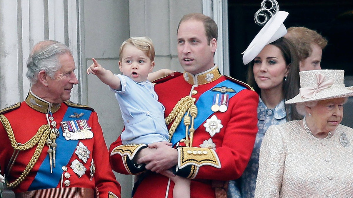 prince george trooping of the color AP