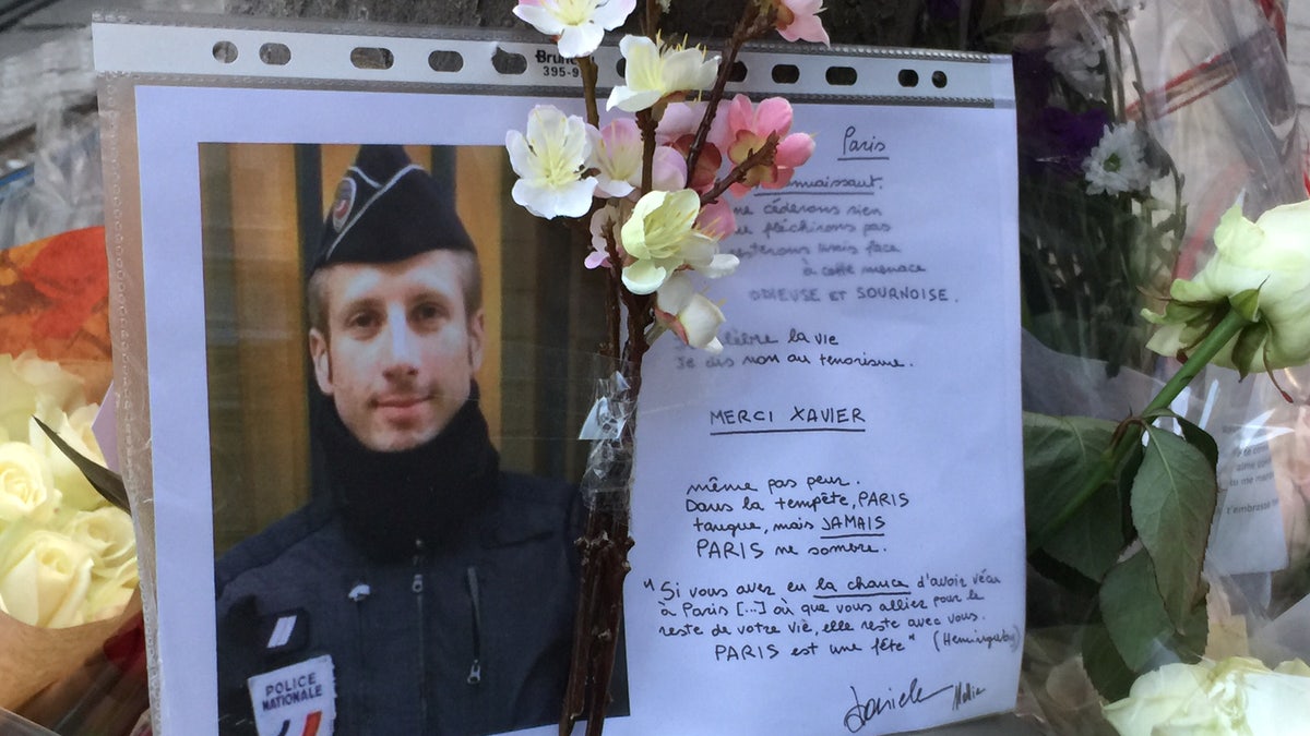 Champs Elysee shooting remembrance