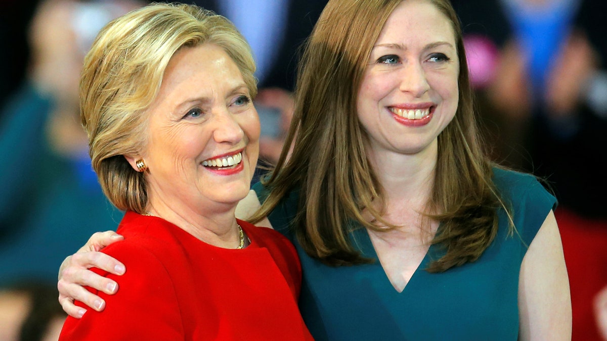 Chelsea and Hillary Clinton