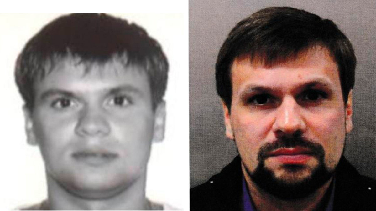(Left) A passport photo obtained by Bellingcat believed to be Anatoliy Vladimirovhic Chepiga, the real name of Ruslan Boshirov, one of the men accused of poisoning Russian ex-spy Sergei Skripal and his daughter.