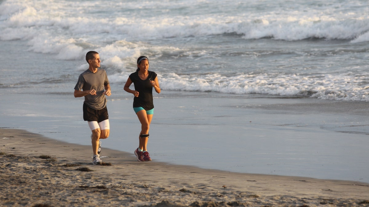 cheryl and brian running