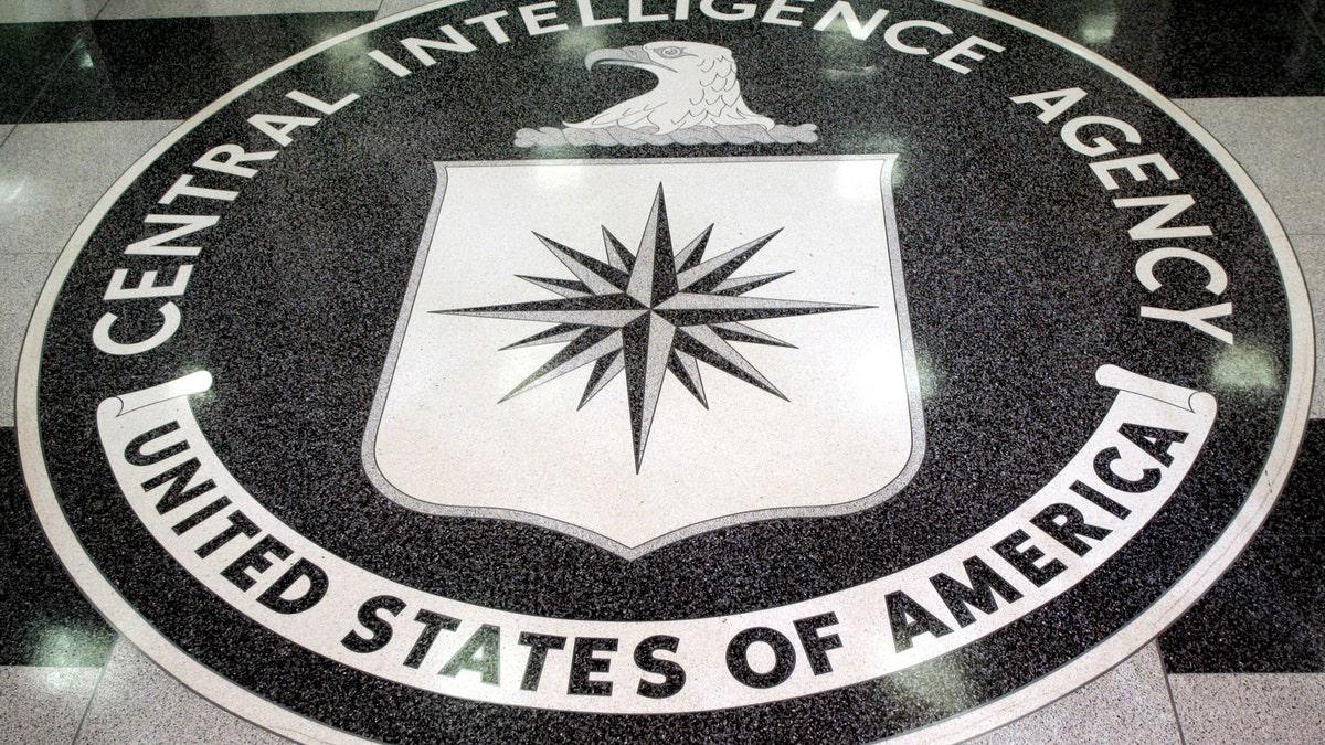 The logo of the U.S. Central Intelligence Agency is shown in the lobby of the CIA headquarters in Langley, Virginia  March 3, 2005. [U.S. President George W. Bush visited the headquarters for briefings Thursday.] - RTXNAM5