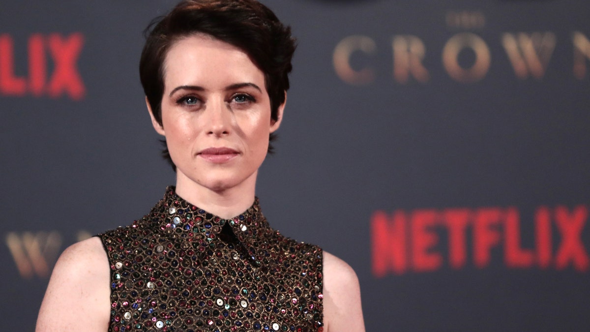 Actor Claire Foy, who plays Queen Elizabeth II, attends the premiere of 
