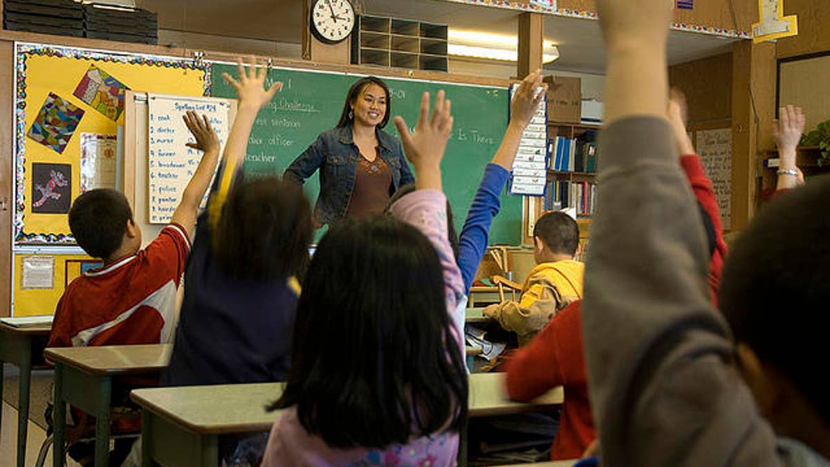 students in classroom