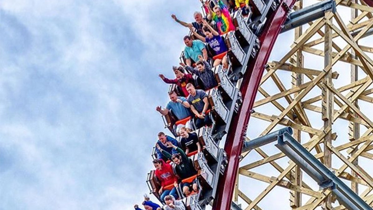 World s fastest hybrid roller coaster in Ohio shuts down on