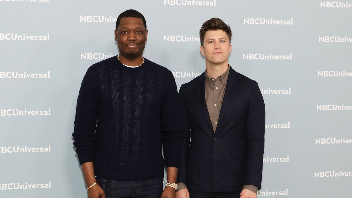 Michael Che and his “Weekend Update” co-anchor, Colin Jost, are slated to host the Emmys on Sept. 17.