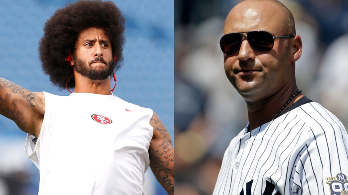 colin kaepernick derek jeter reuters