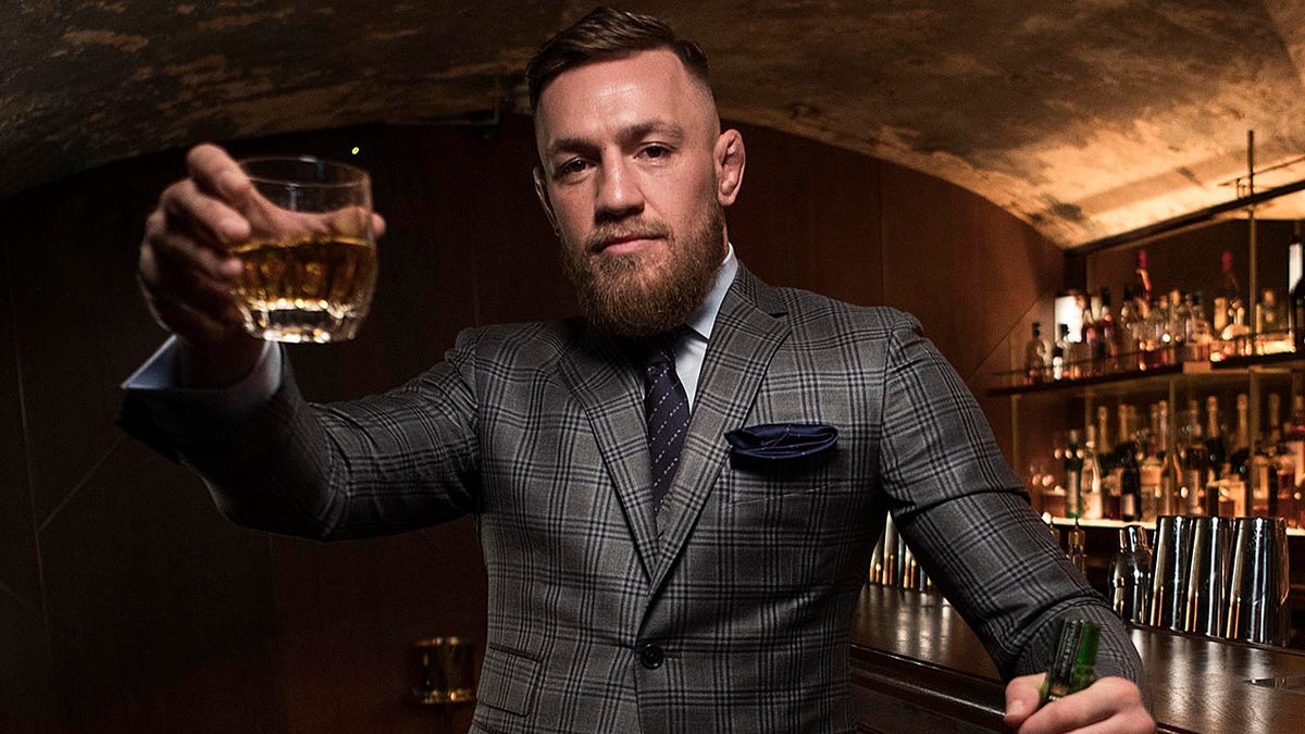 Conor McGregor released his brand of whiskey in September 2018. McGregor teamed up with David Elder, master distiller, previously of Guinness to create the spirit.