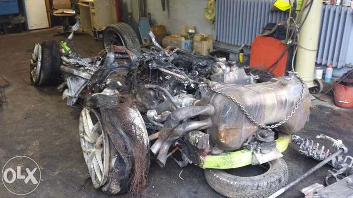 World famous wrecked Lamborghini listed for sale | Fox News