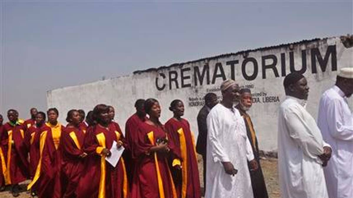 Liberia Ebola Crematorium