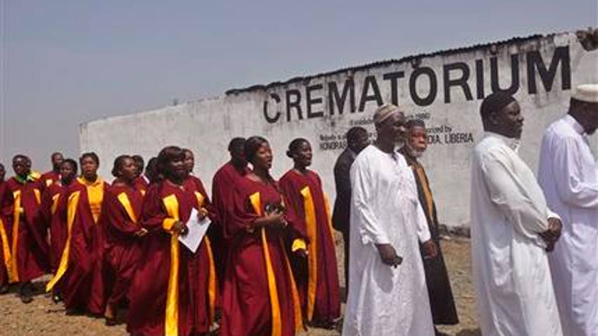 Liberia Ebola Crematorium