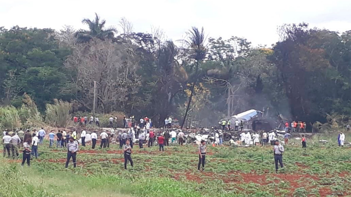 cuba crash scene