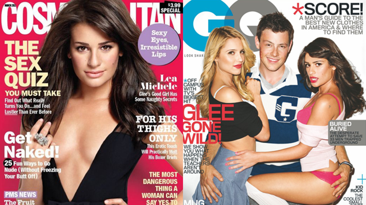 Glee Star Lea Micheles Sexy Switch Has Moms Mad Fox News photo