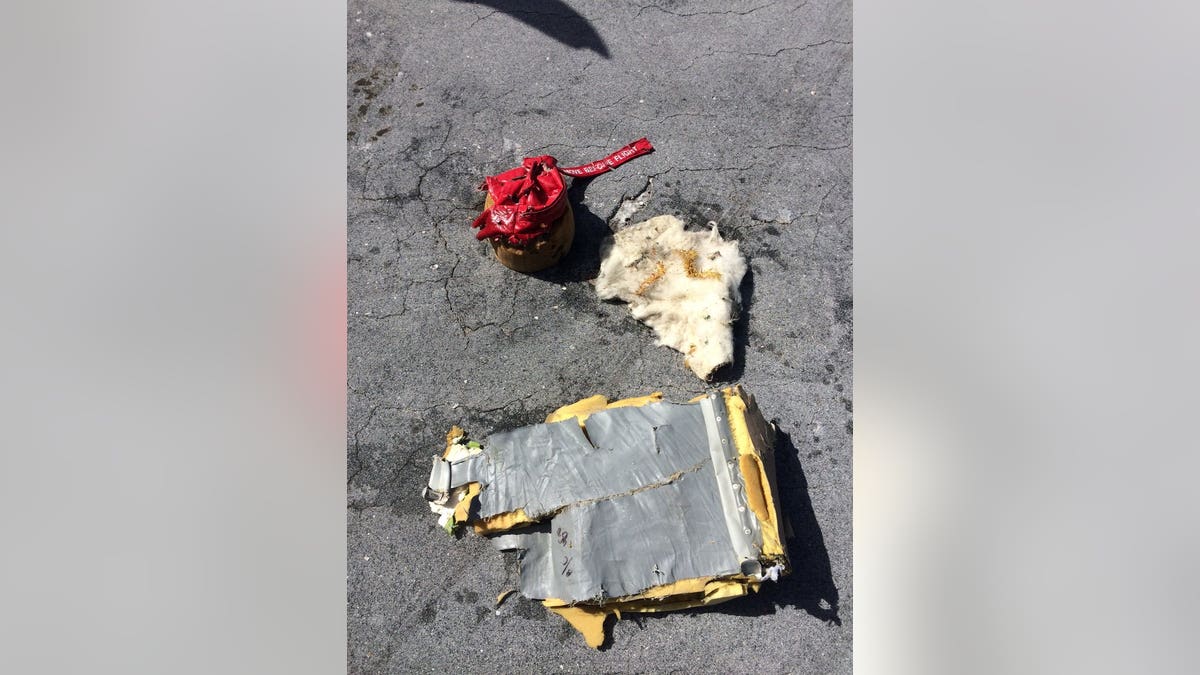coast guard airplane debris