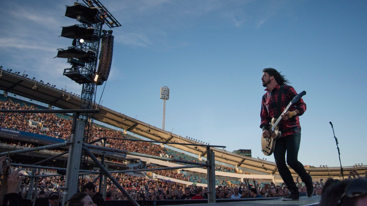 Sweden Foo Fighters Grohl Injured