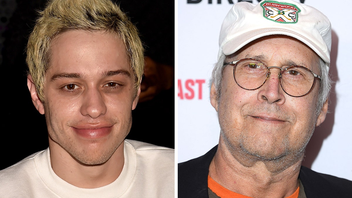 Pete Davidson and Chevy Chase