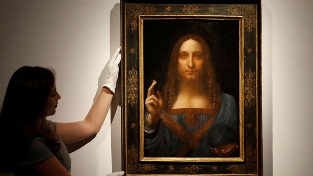 Da Vinci Salvator Mundi  REUTERS/Peter Nicholls
