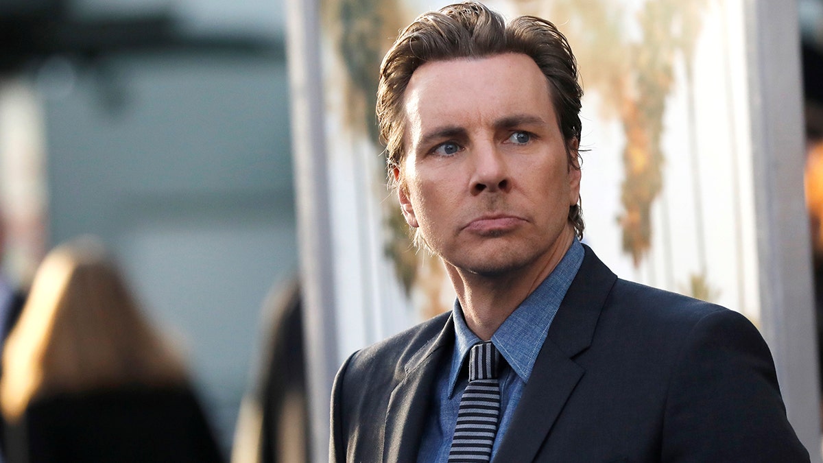 Director and cast member Dax Shepard poses at the premiere of 