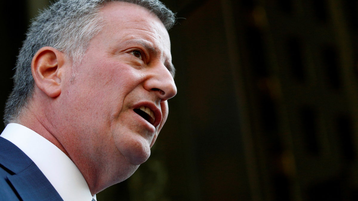 nyc deblasio reuters