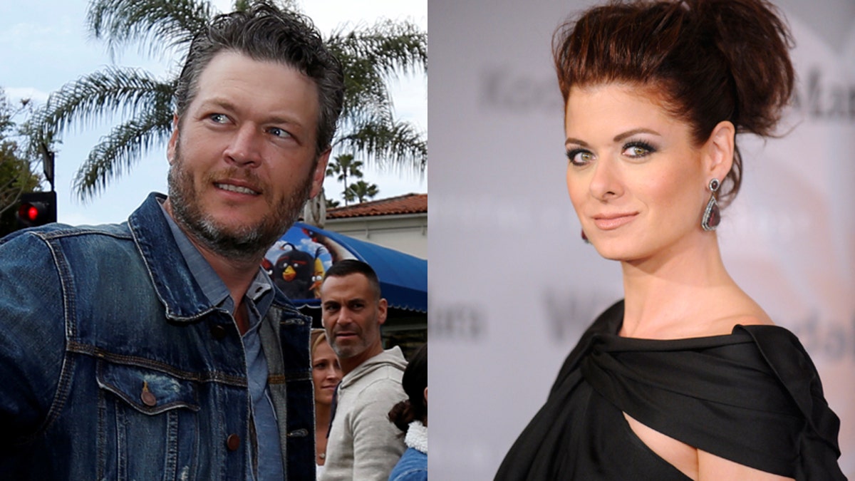 debra messing blake shelton reuters