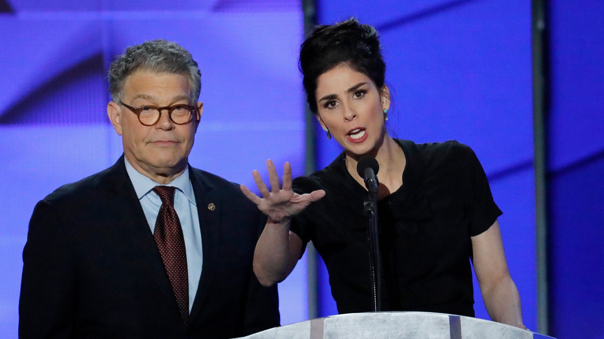 sarah silverman al franken ap