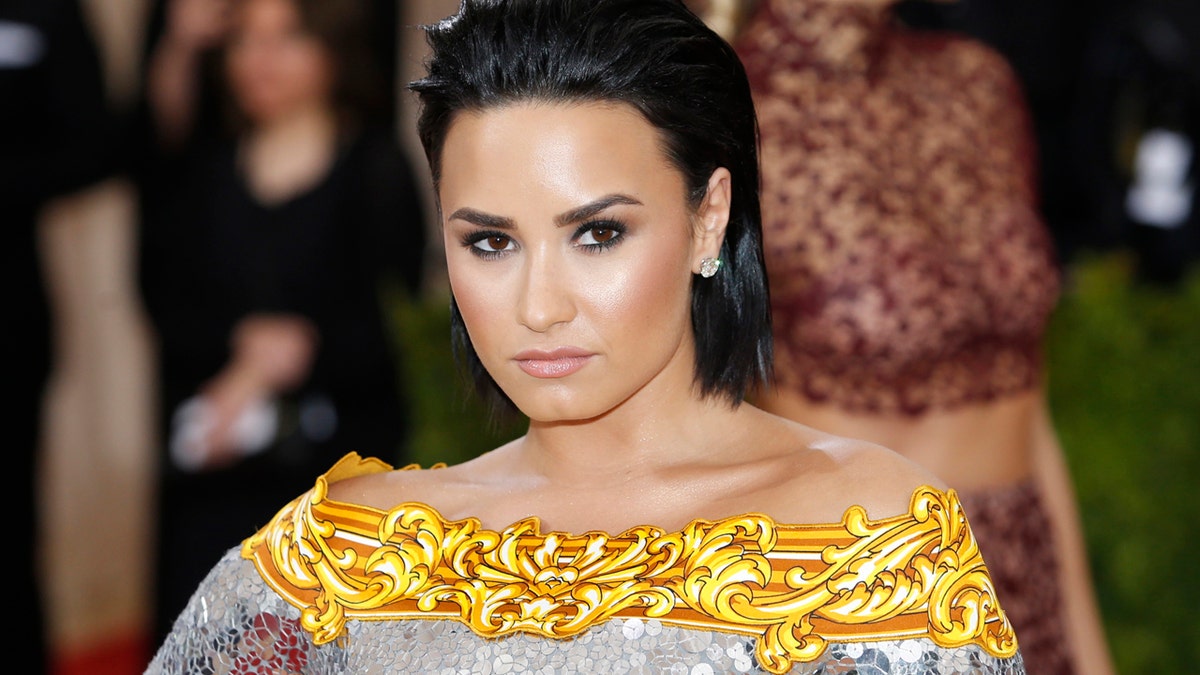 Singer Demi Lovato arrives at the Metropolitan Museum of Art Costume Institute Gala (Met Gala) to celebrate the opening of 