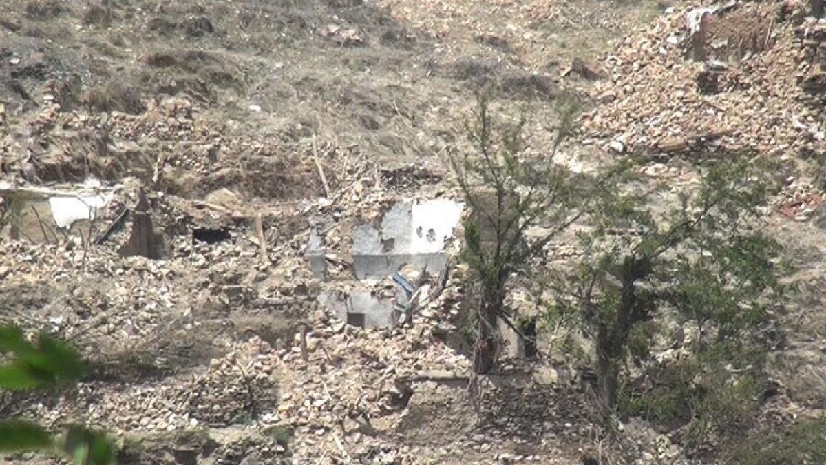 destroyed buildings