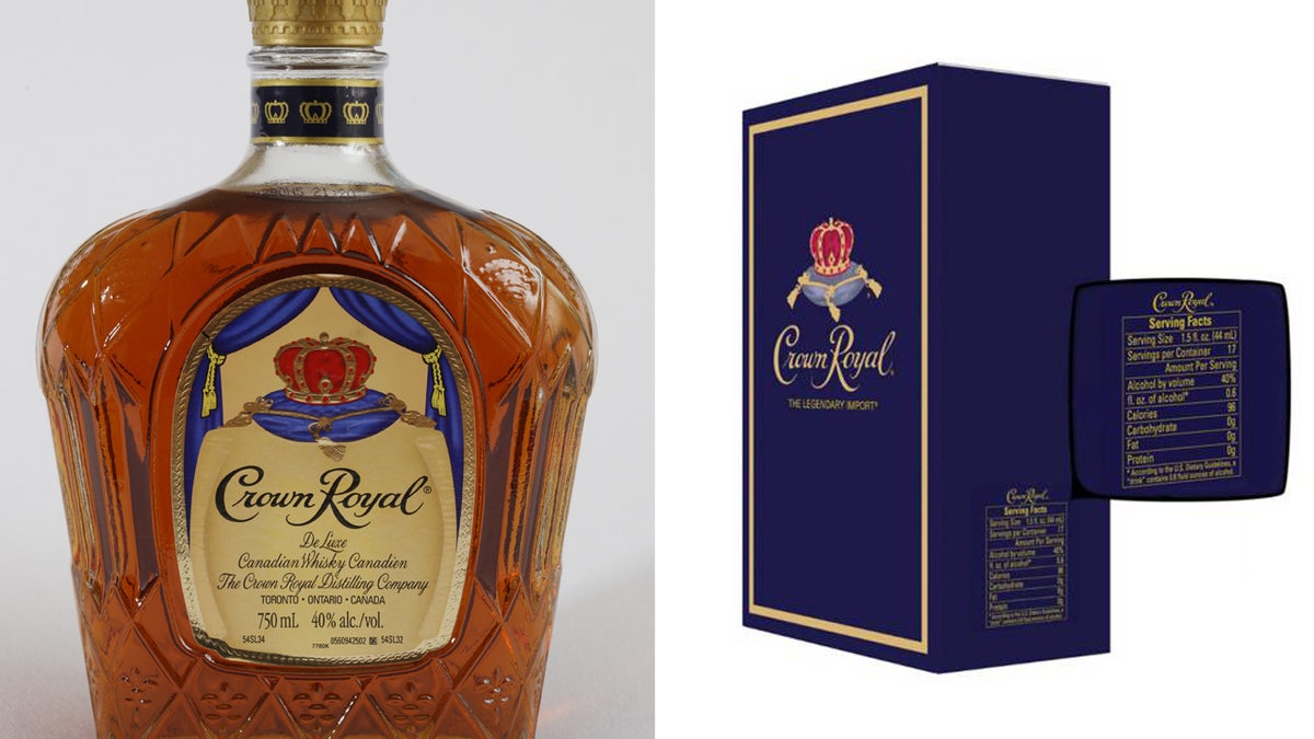 Nutrition facts for crown royal