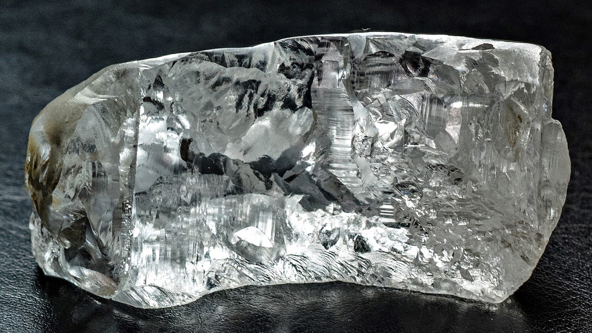 Premium Photo  Large uncut diamond stone in a natural state