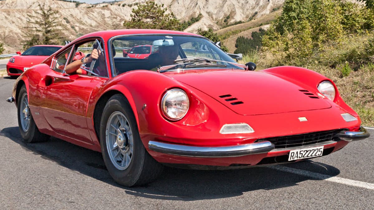 vintage Ferrari Dino GT