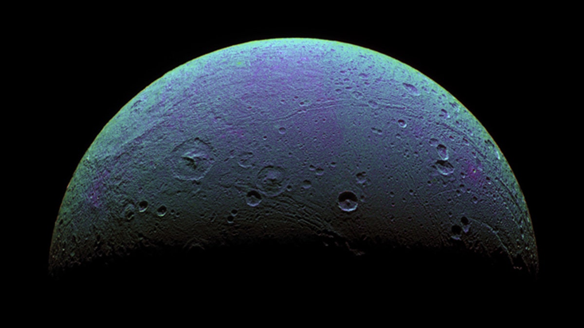 NASA finds oxygen around Saturn's icy moon Dione | Fox News