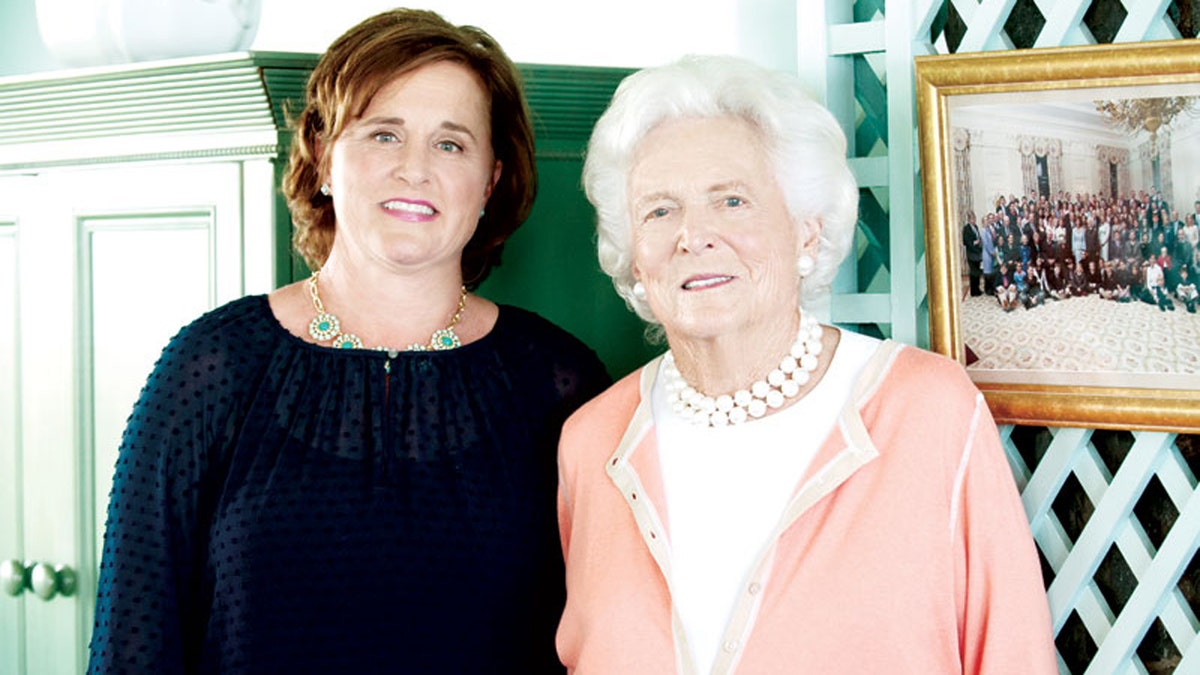 Doro and Barbara Bush