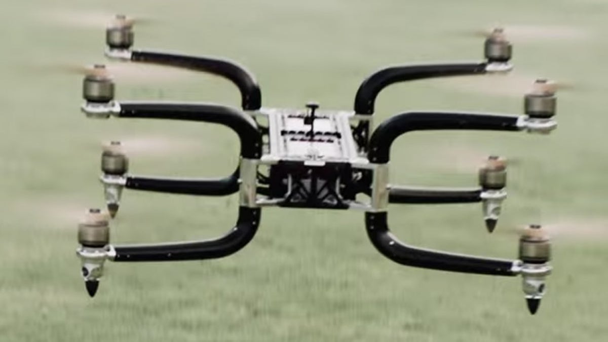 Huge drone can lift pounds | Fox News