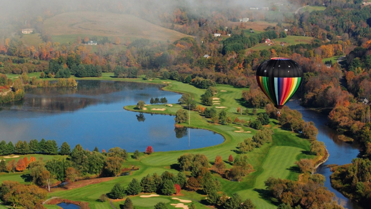 Hot Air Balloon in Flight