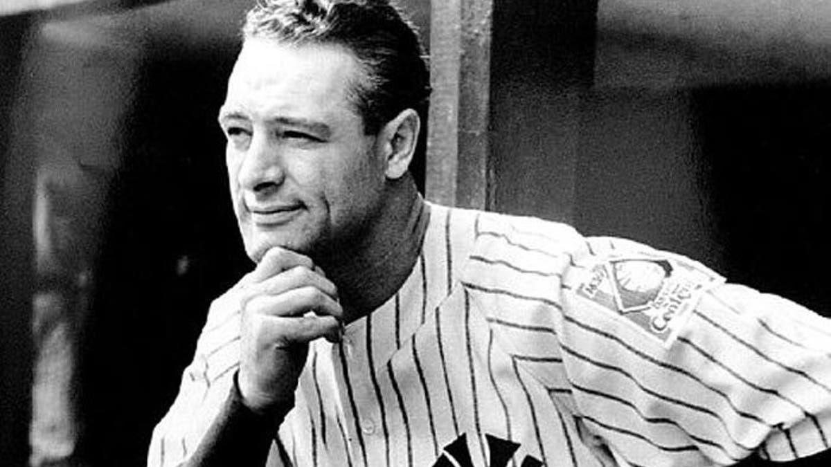 Letter sent by Yankees icon Lou Gehrig up for auction.