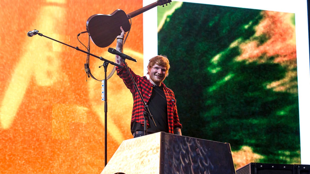 ed sheeran glastonbury AP