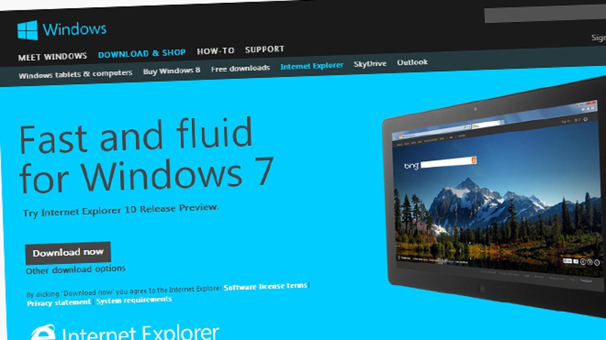 Microsoft Gives Windows 7 Users A Chance To Test Web Browsing On Internet  Explorer 10 | Fox News