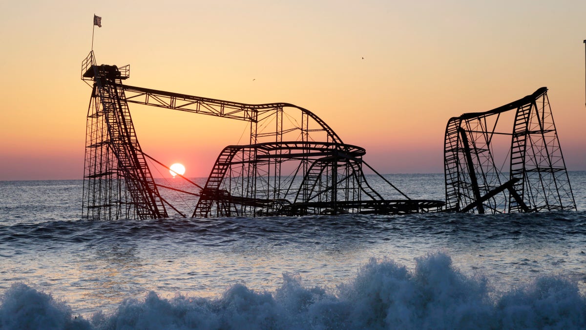 Coaster In Ocean