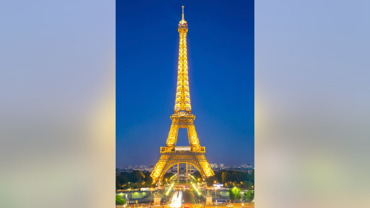 Eiffel Tower Paris Dusk