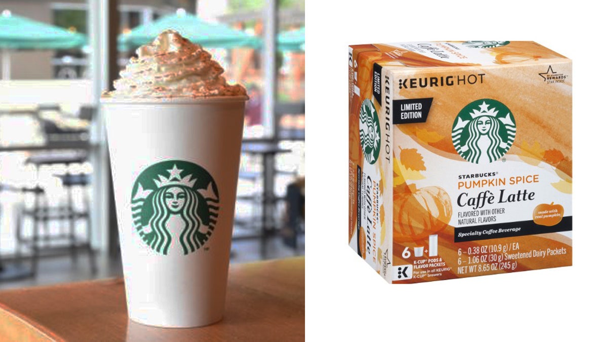 Starbucks pumpkin spice top latte keurig