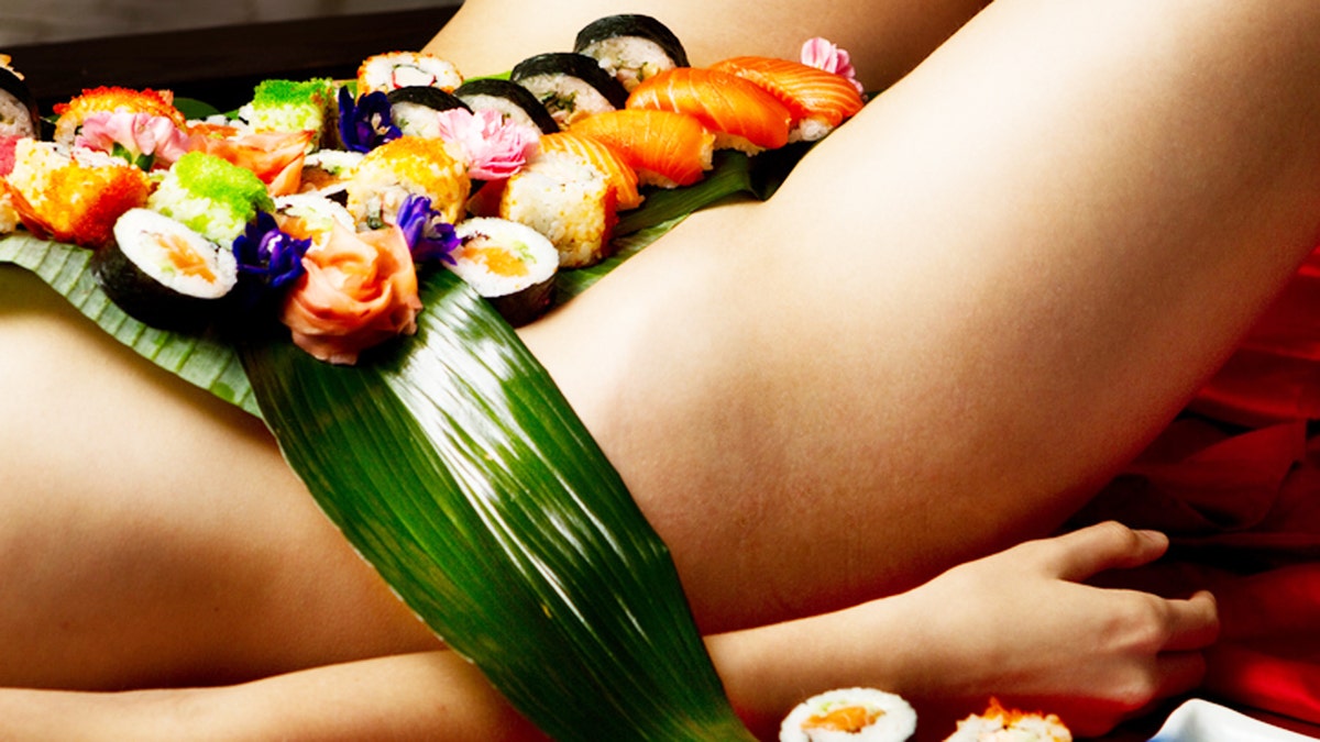 sushi woman