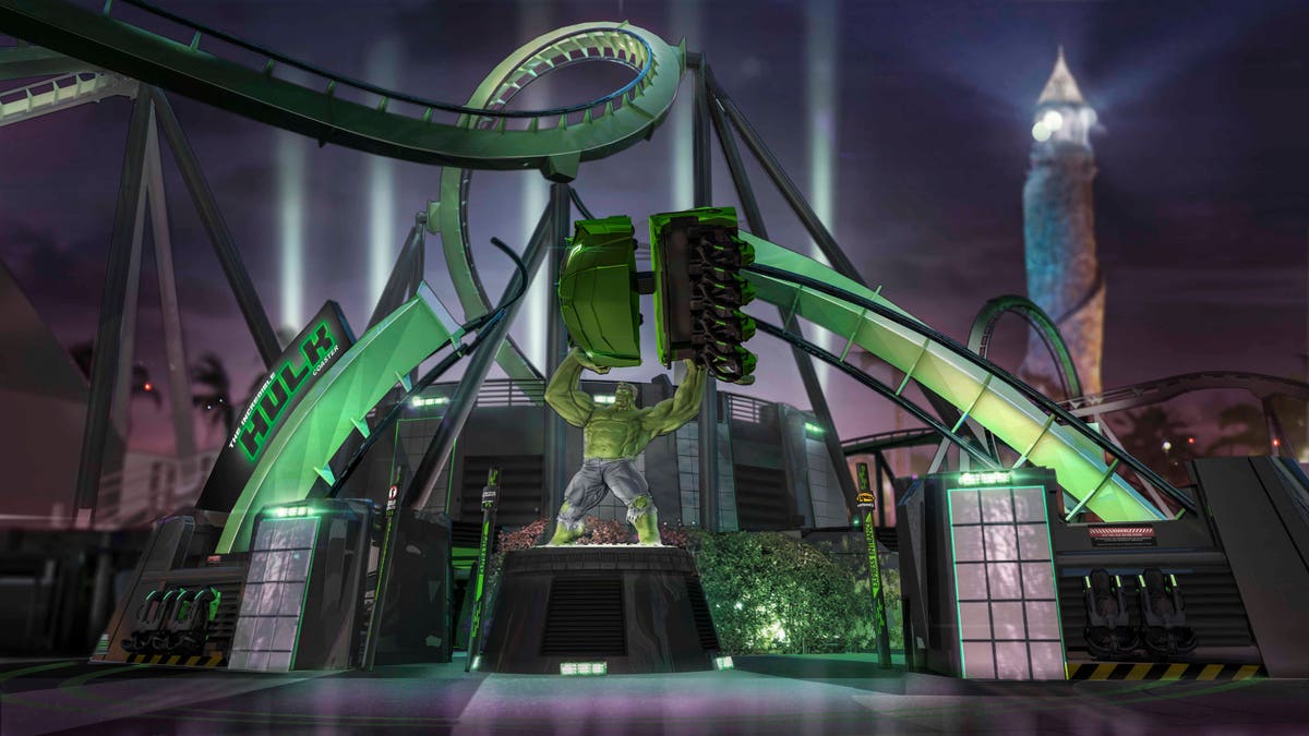 hulk coaster