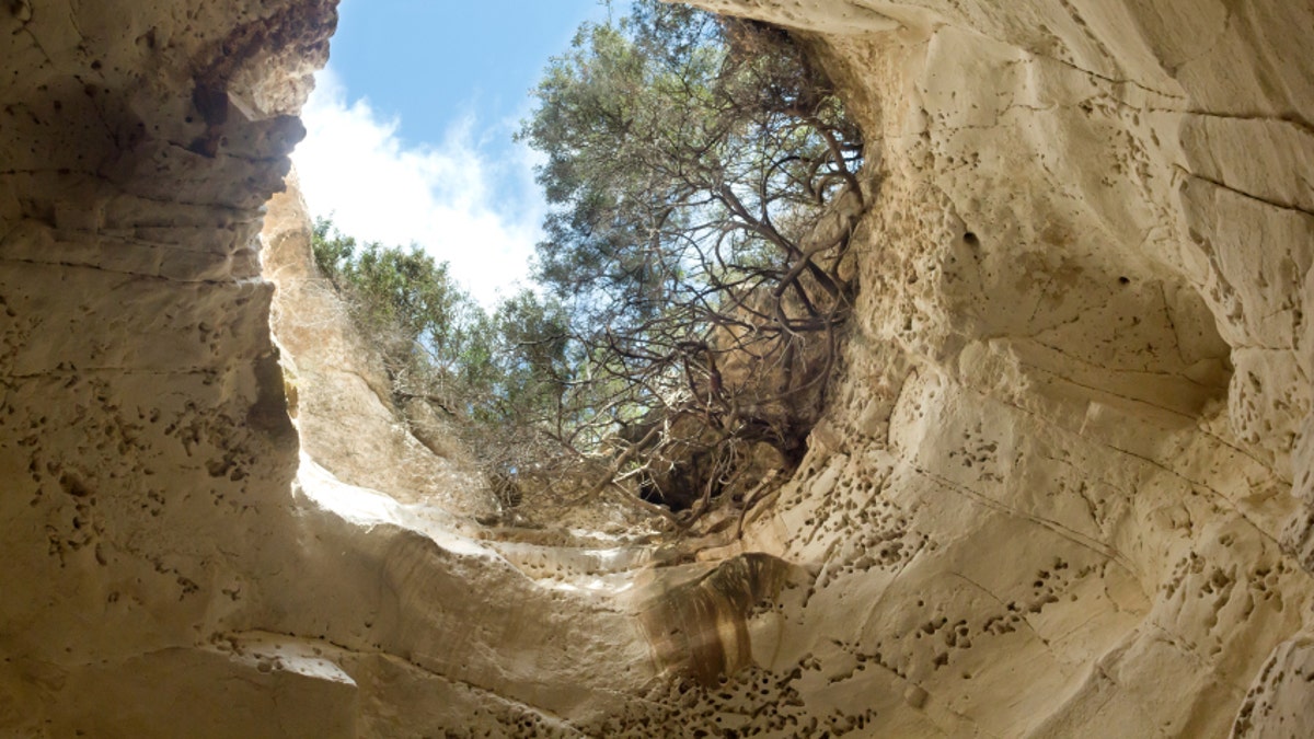 Bells man-made caves