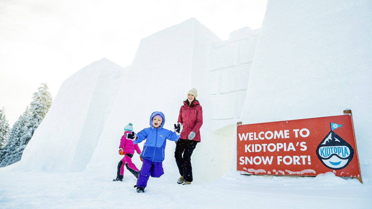 snow fort