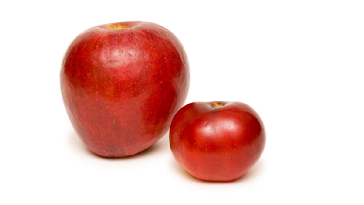 Apples On White