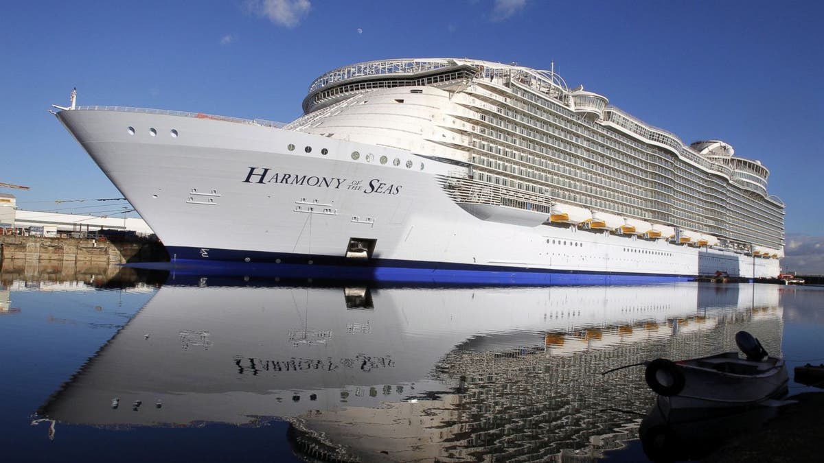 The Harmony of the Seas is the world's largest cruise ship.