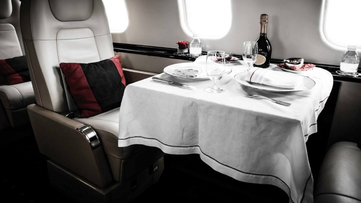 Luxury Business Jet Interior