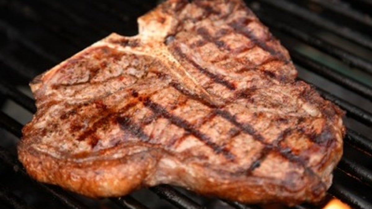 T-Bone Steak on the Grill