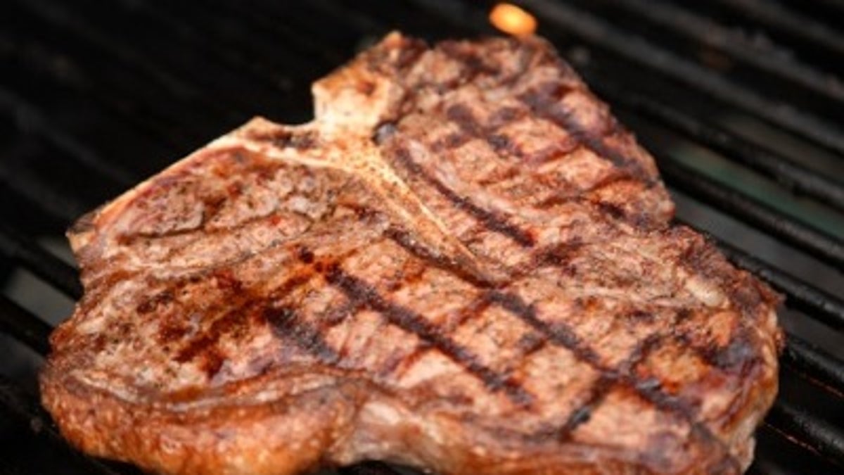 T-Bone Steak on the Grill