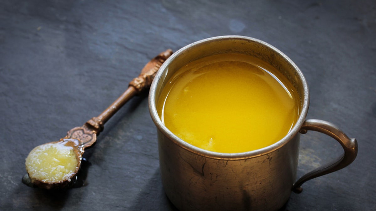 Ghee or clarified butter - common ingredient in Indian cooking